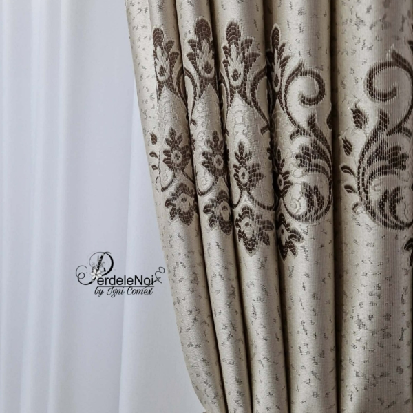 Draperie baroc bej Draperie baroc bej