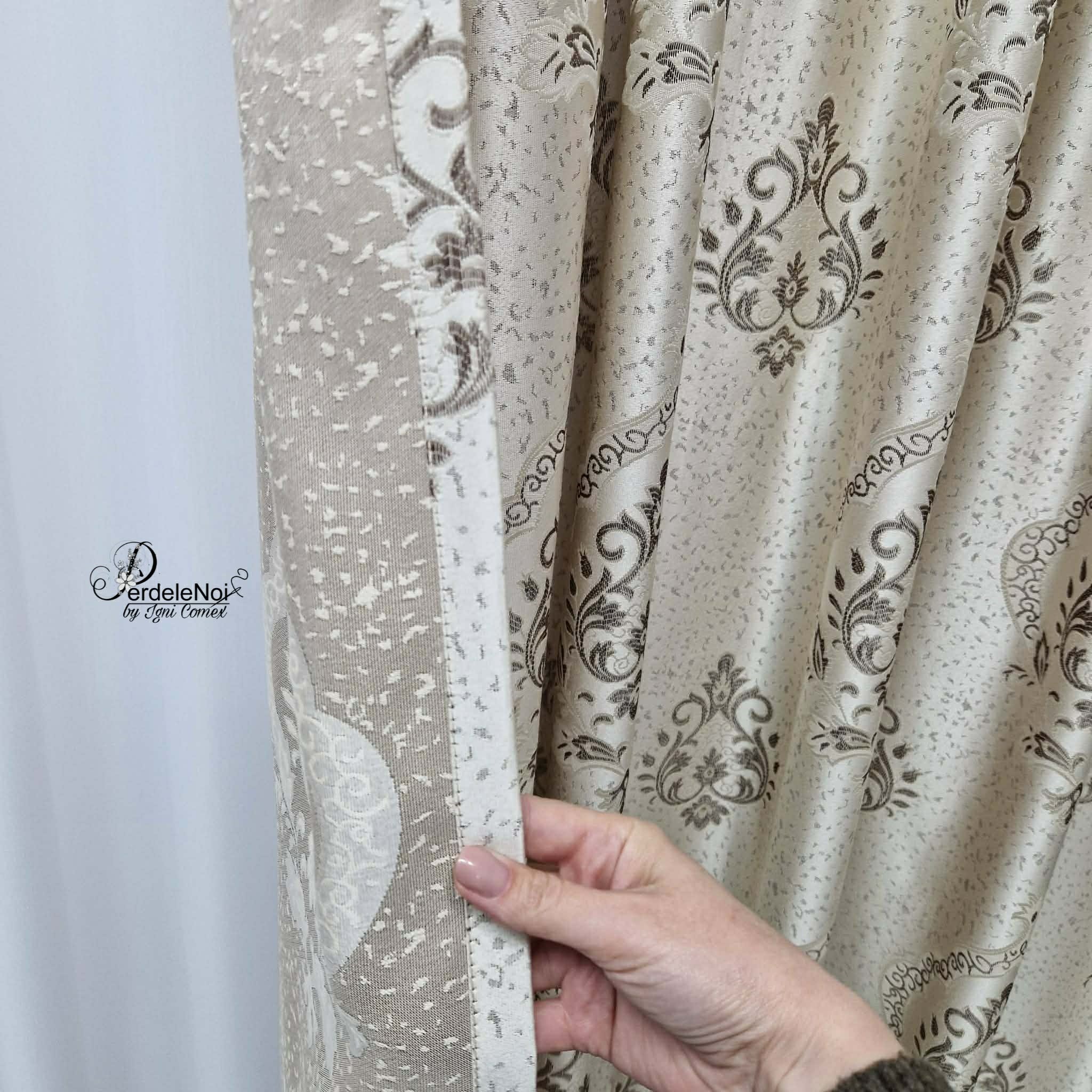 Draperie baroc bej Draperie baroc bej