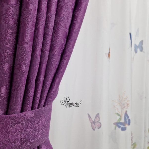 Draperie nisip mov