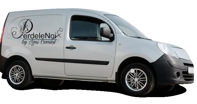 Deliveryvan with logo
