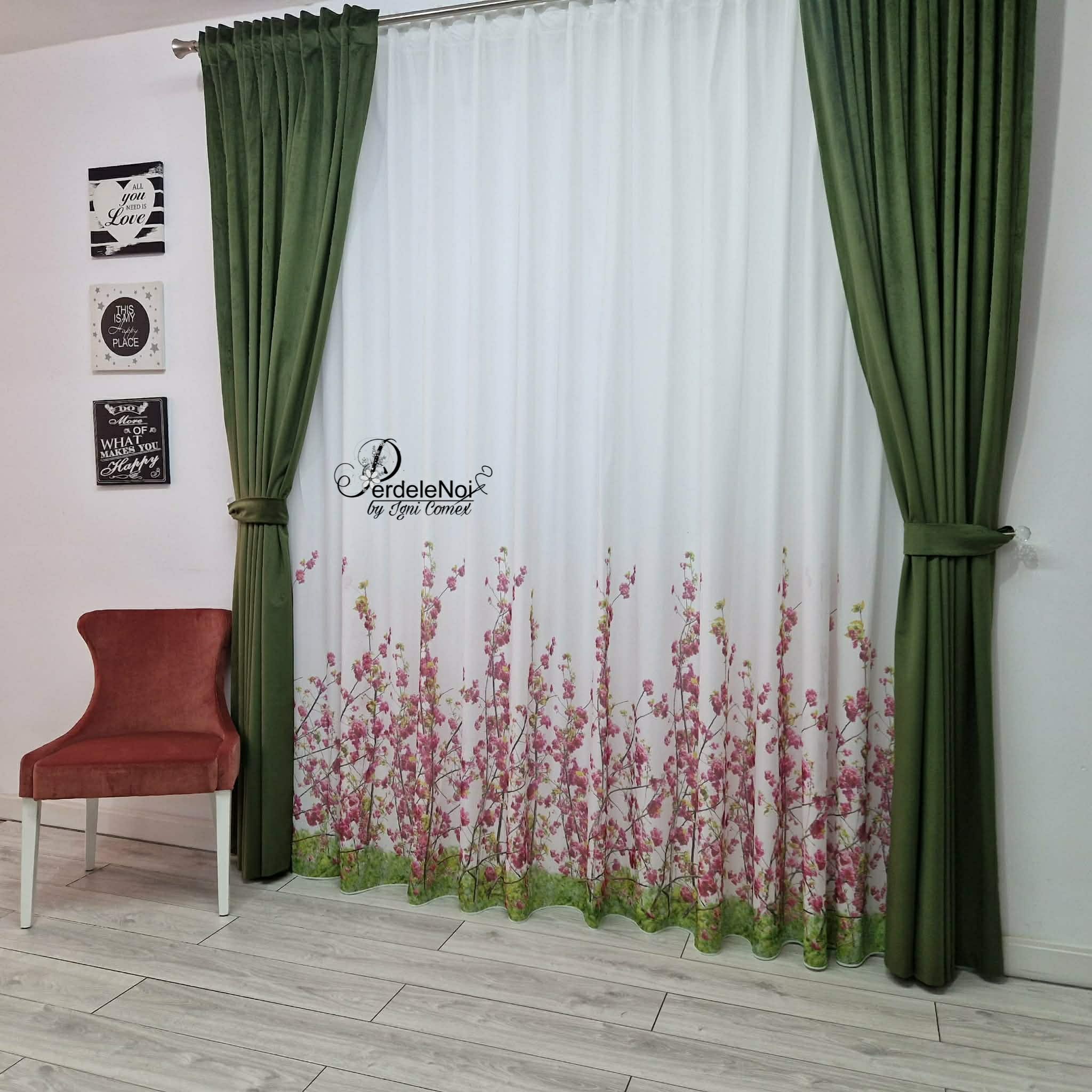Draperie catifea Olive Draperie catifea Olive