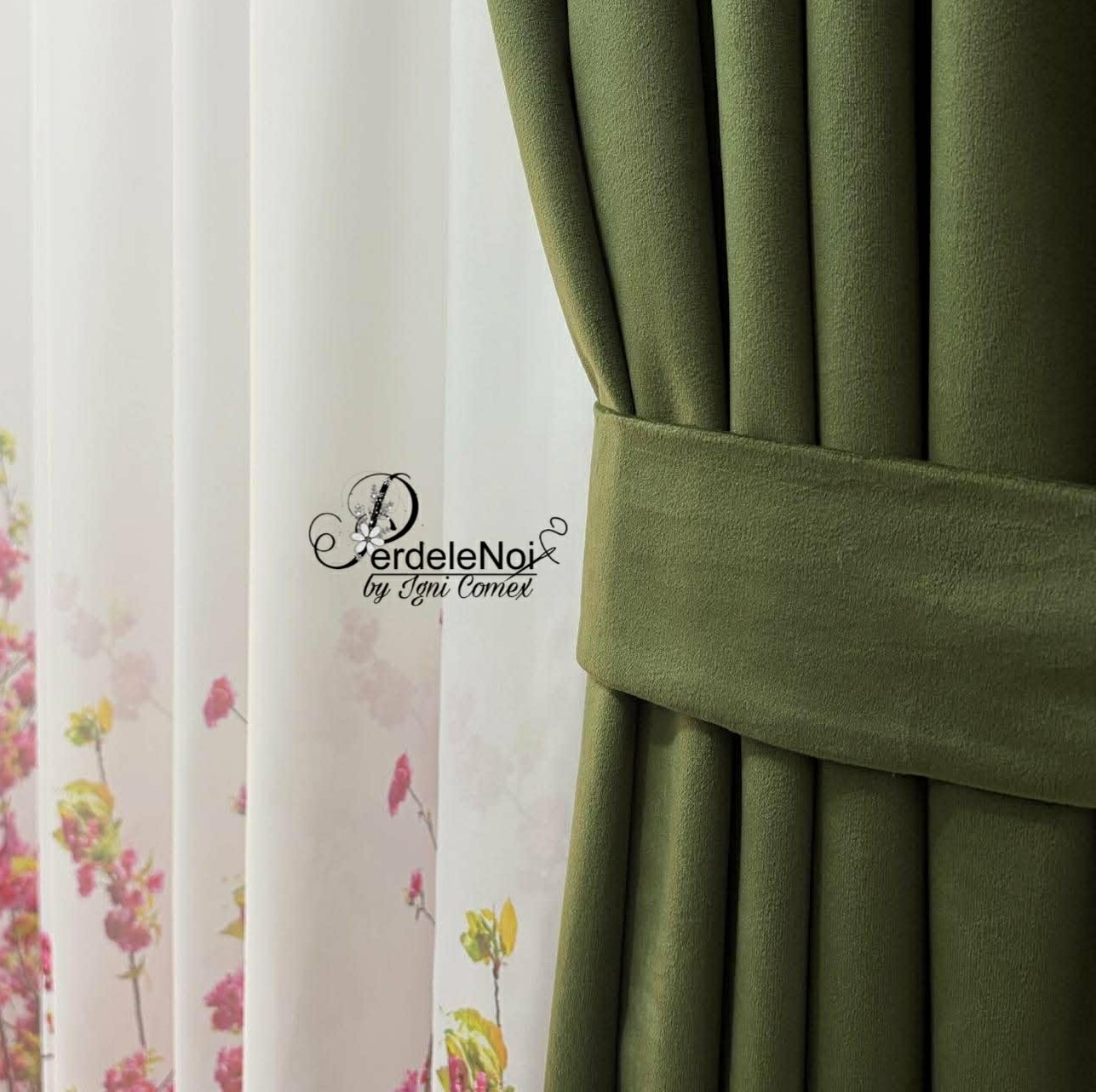 Draperie catifea Olive Draperie catifea Olive