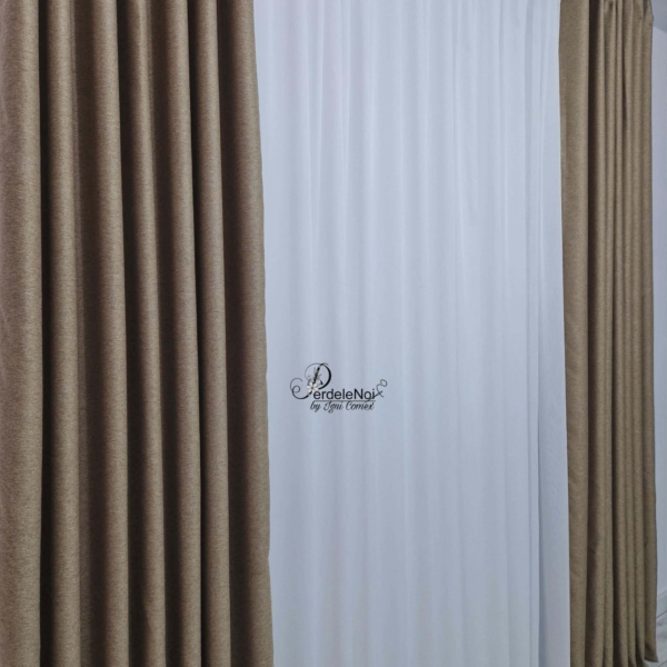 Draperie rustic cappuccino Draperie rustic cappuccino