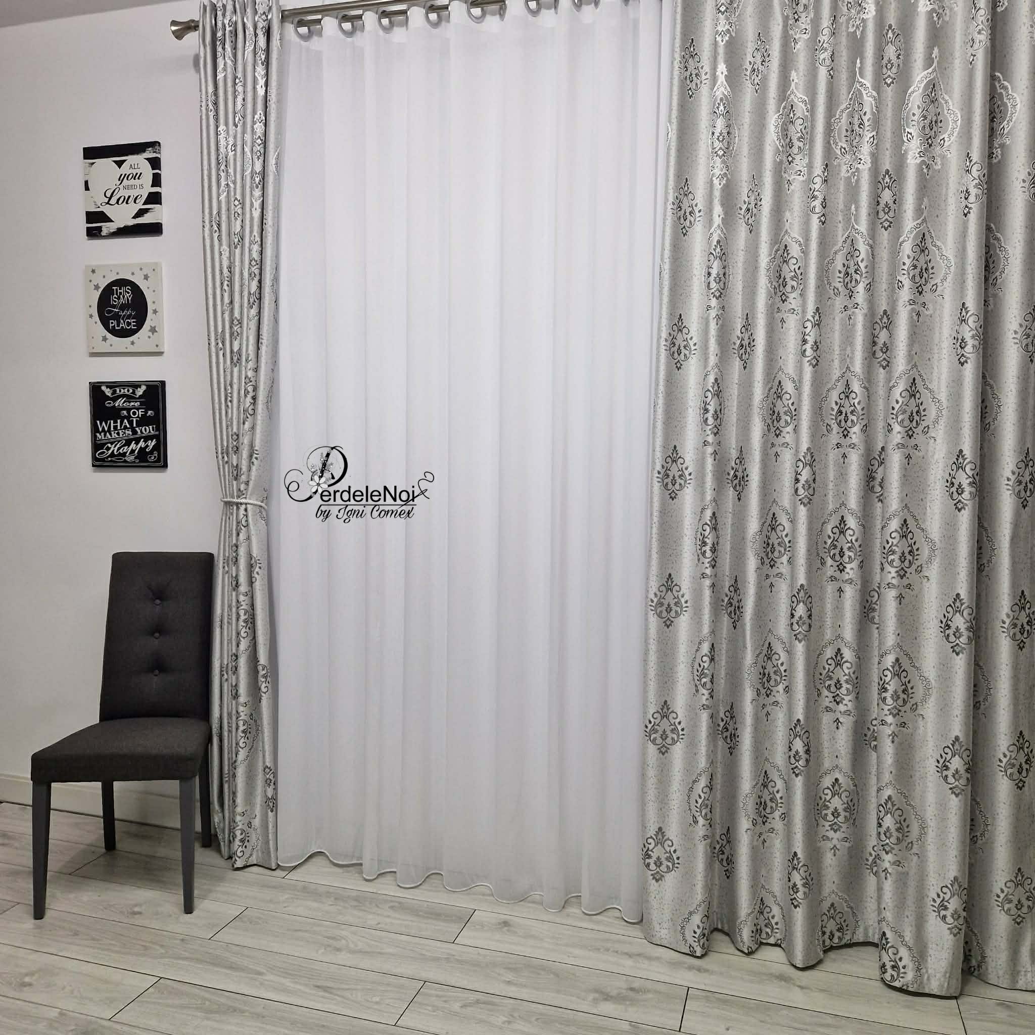 Perdea albă amestec bumbac Perdea albă amestec bumbac